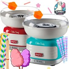 CANDY LAMA macchina per caramelle in cotone filo interdentale ROSSO/TURCHESE