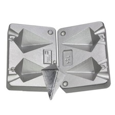 Stampo Piombo Pesca  Piramide Gr. 130-180 con gancio F 154