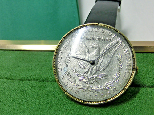 Orologio uomo dollaro argento