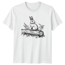 T-shirt da uomo coniglio