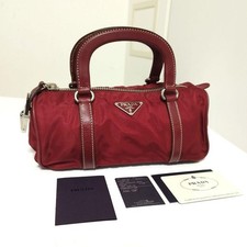Prada mini nylon handbag push - handbag,