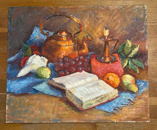 Bollitore rame natura morta