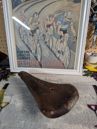 1960 brooks b17 leather - 1960's,