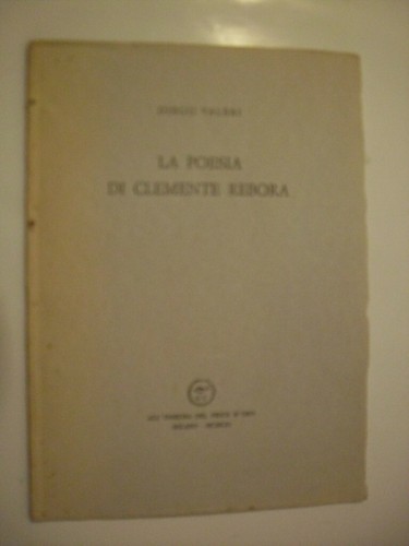 Diego valeri poesia di - diego,