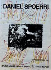 Daniel Spoerri, Studio Morra, testo Hermann Nitsch 1984 RARO con dedica e firma