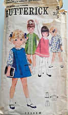 VINTAGE CARTAMODELLO BUTTERICK ANNI 60 COMPLETO CUCITO SEWING 3688