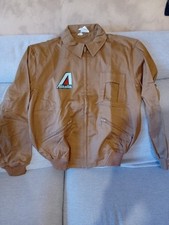 Giacchetto Tecnico Alitalia Vintage Anni 80 Nos Taglia 50 Cotone Estivo 