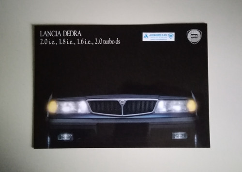 Depliant brochure lancia dedra - brochure,