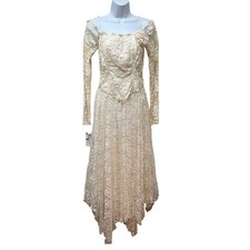 Abito vintage anni 80 pizzo