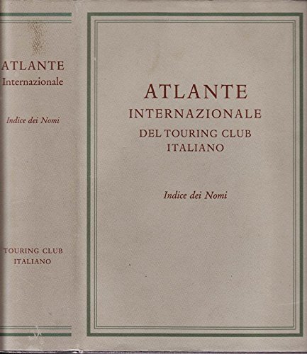 Atlante internazionale - atlante, internazionale.