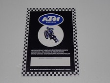 KTM 100/125 - 175 - 250 DEPLIANT BROCHURE PROSPEKT MOTO (A40bis)