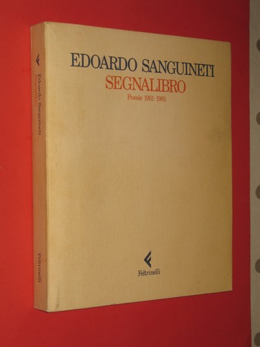 Edoardo sanguineti segnalibro - edoardo,