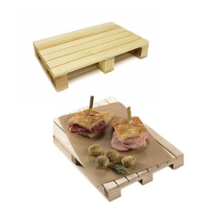 CALDER - Tagliere Oliato a Forma di Pallet in Legno di Abete 