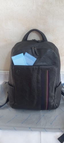 Zaino piquadro blue pelle - in,