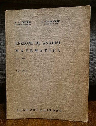 Cecconi stampacchia lezioni - lezioni, di