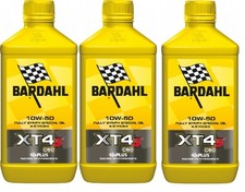3 LITRI BARDAHL OLIO MOTORE MOTO XT4-S 10W50 100% SINTETICO