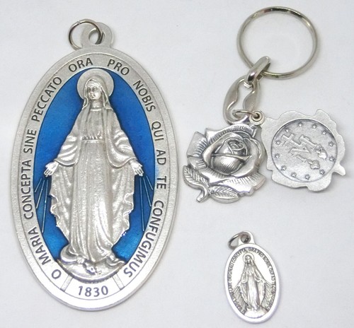 003 kit medaglia madonna - medaglia,