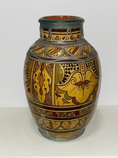 VASO CERAMICA SAFI  ETNICO MAROCCO DESIGN FILIGRANA