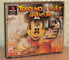 TOPOLINO E LE SUE AVVENTURE BIG BOX 2 DISCHI MOLTO RARO PS1 SONY PLAYSTATION 1