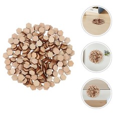  400 Pcs Hexagonal Wood Shapes