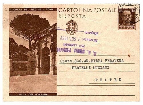 1932 regno cartolina - 1932,