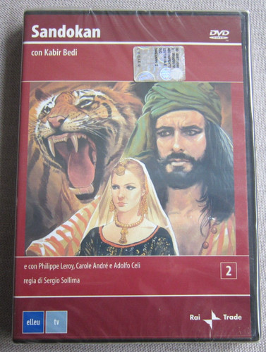 Dvd sandokan con kabir bedi - dvd,
