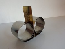 portacarte da scrivania in acciaio a molle 1970