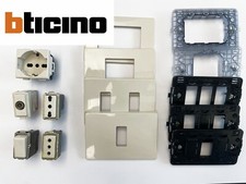 BTICINO Magic Avorio Resina Placche Frutti Supporti