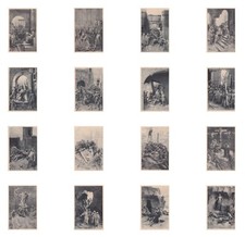 VIA CRUCIS SCULTURE DI MASTROIANNI - 16 Cartoline, Libreria Salesiana Ed. Roma