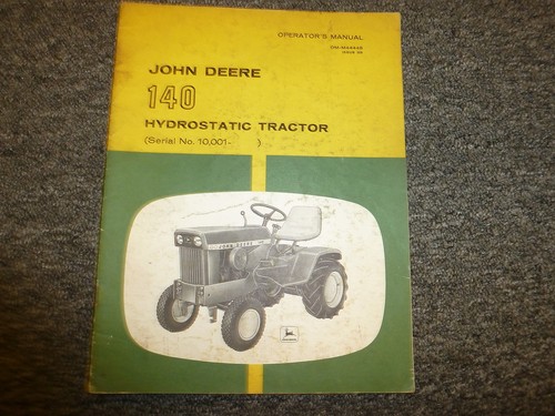 John deere 140 trattore - deere,