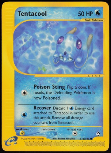 Tentacool 113 147 - 113/147, aquapolis