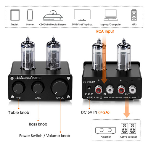 Douk audio tube t4c hifi - douk,