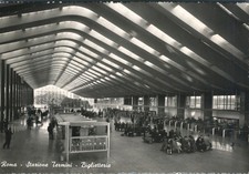 Biglietto Biglietto Roma Italia Stazione Termini 1952 foto reale cartolina