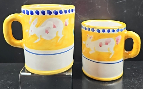 Set tazzine coniglio vietri - set,