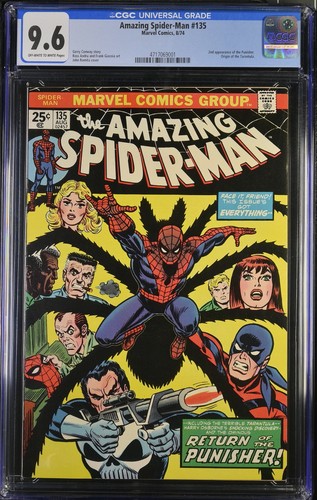 Amazing spider man 135 cgc - amazing, spider-man