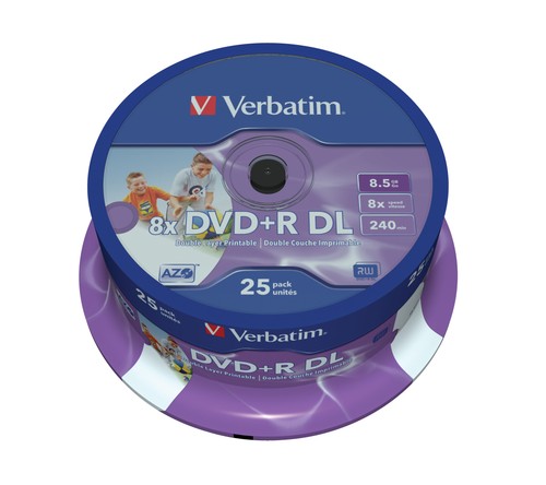 Verbatim 43667 dvd vergine - vergine, 8,5