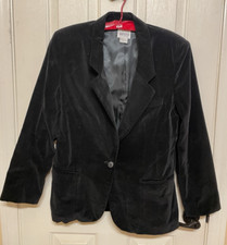 Giacca blazer velluto nero