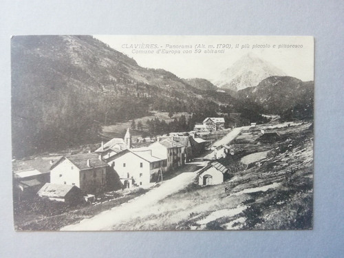Cartolina claviere 1924 - 1924, x