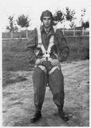 Foto paracadutista vintage