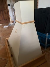 cappa cucina usata faber colore bianco e color legno 