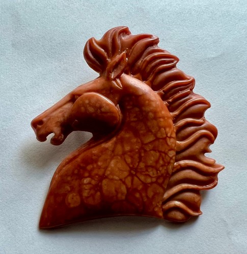 Testa cavallo rosso - di,
