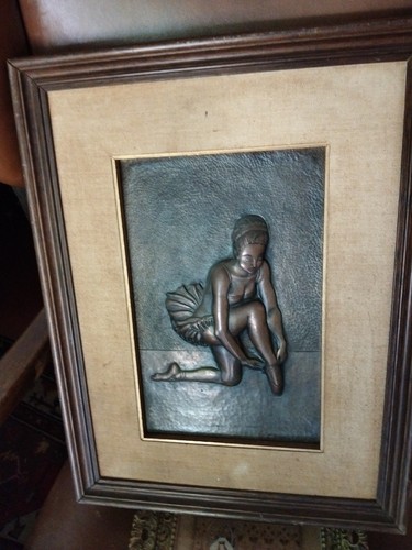 Ballerina rame sbalzato firma - ballerina,