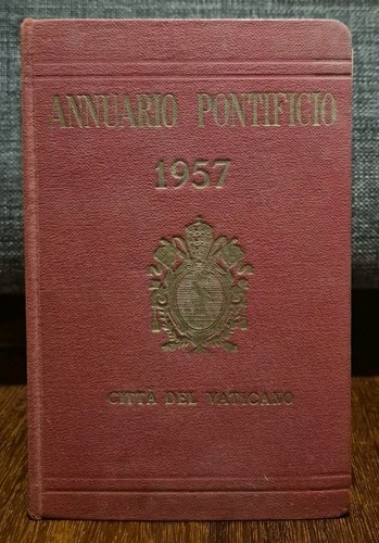 Annuario pontificio 1957 - annuario,