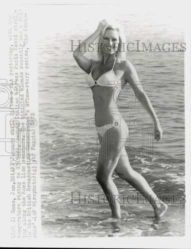 1972 stampa foto attrice - stampa, paola