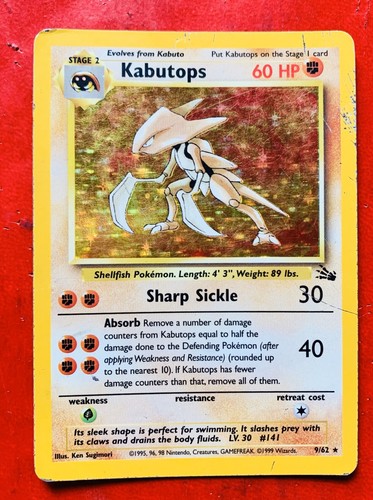 Lotto carte pokemon - lotto, kabutops