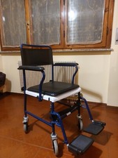 Sedia comoda WC AB-56, dispositivo medico di classe 1, per anziani e disabili