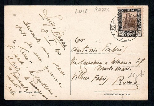 Storia postale colonie libia - storia,