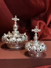 2,5/3,7 cm corone per santi imperiale crown ottone Madonna rosario Maria statua 
