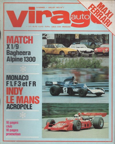Virage auto 1973 indy - auto,