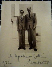 REALI SAVOIA FOTO 22 X 16,5  circa con autografo di UMBERTO II - 1952